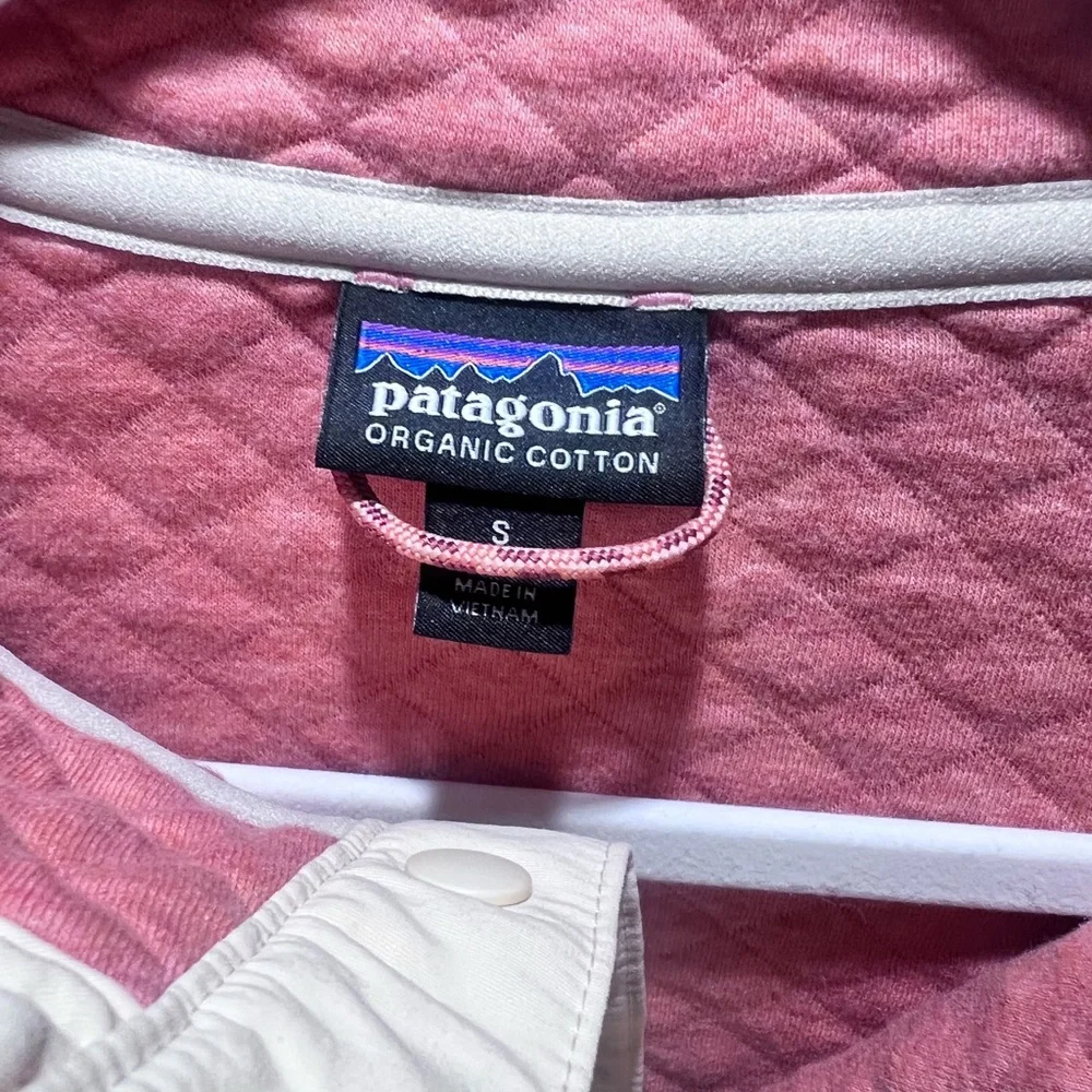 Patagonia Women’s Organic Cotton Quilt 
Pullover Worn Wear Sz Small EUC - Picture 4 of 6